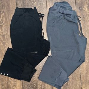 Black & Gray scrub pants